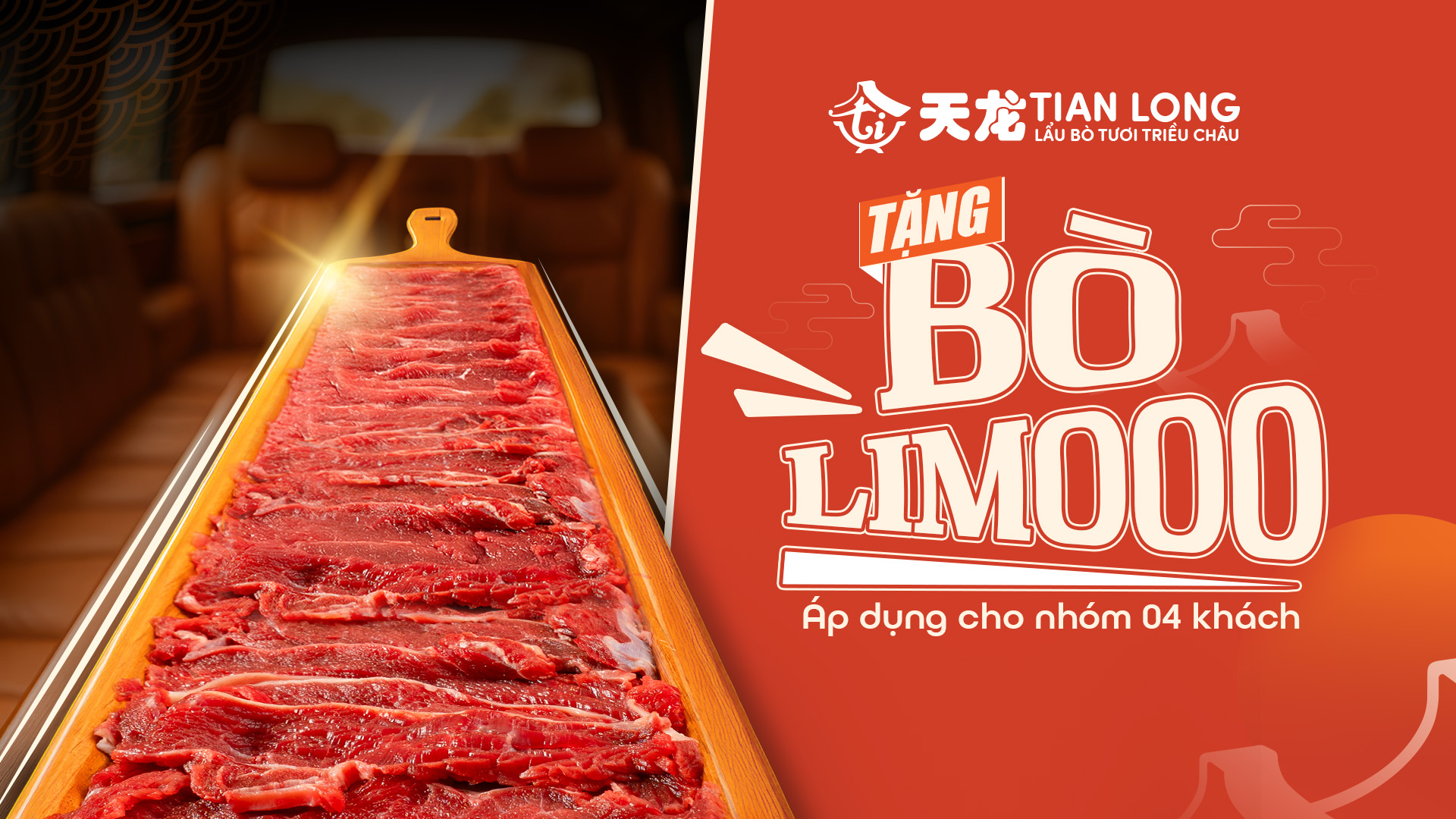 FLEX GU SÀNH ĐẾN TPHCM: TẶNG DĨA BÒ LIMO 1 MÉT